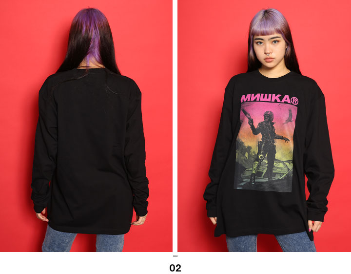 MISHKA ����T ��� �ս����� �� �� �ۥ磻�� �֥�å� �礭�������� �ߥ��� T����� Ĺµ ������� ���ä����� �ڤ��ؤ� KEEPWATCH �����ץ����å� ��̤�� ��� b�� �ҥåץۥå� �ե��å���� ���å� �Х�� ���ȥ꡼�ȷ� �ϥ� �֥��� �� M1025L