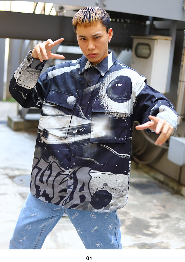 MISHKA Ĺµ����� ��� ��ǥ����� �ս����� �� M-L �礭�������� �ߥ��� ���� ���ä����� ������� ���� ����饯���� KEEPWATCH �̥ܶǥ����� �͵� �ָ� �ͥ��� �ӥå����륨�å� b�� �ҥåץۥå� ���ȥ꡼�ȷ� �ե��å���� MAW200201