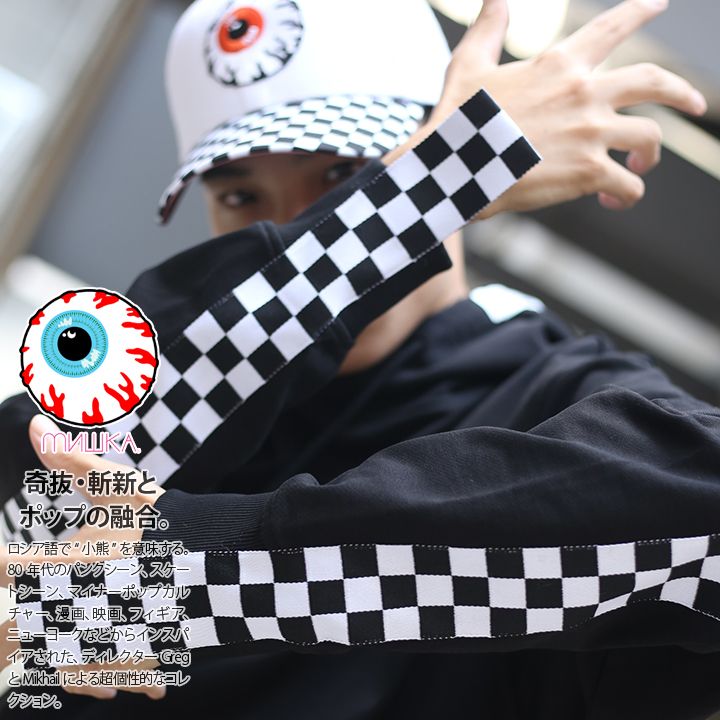 �ߥ��� MISHKA �ա��ɥѡ����� �������å� Ĺµ ��� �� L XL 2L LL �礭�������� b�� �ҥåץۥå� ���ȥ꡼�ȷ� �ե��å���� �֥��� �� ���ä����� ������� �����å����ե�å� �֥��å������å� µ�饤�� KEEPWATCH �ӥå����륨�å� ���ե� MAW190436