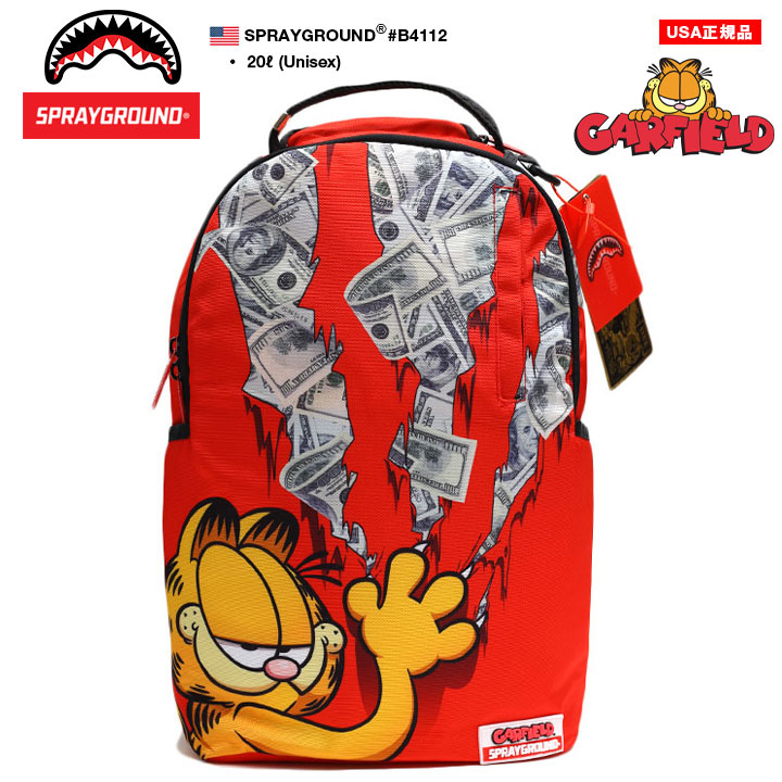 SPRAY GROUND �� �����ե������ ���å� �礭�� ������ �ⵡǽ ��� �� �礭�������� Garfield ���� ����� �������å� ���ץ졼���饦��� �Хå� ������� �ɥ��� ���ӡ�����å� ǭ b�� �ҥåץۥå� �ե��å���� ���ȥ꡼�ȷ� �ϥ� �֥��� 2022�ղ� ���� B4112
