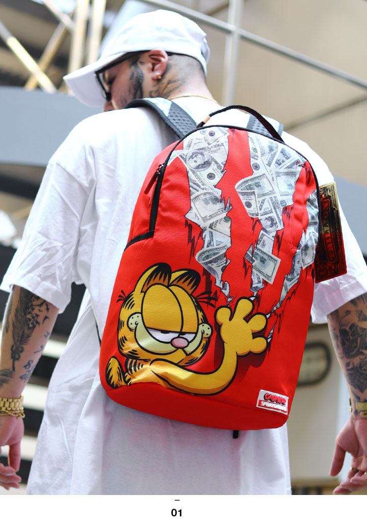 SPRAY GROUND �� �����ե������ ���å� �礭�� ������ �ⵡǽ ��� �� �礭�������� Garfield ���� ����� �������å� ���ץ졼���饦��� �Хå� ������� �ɥ��� ���ӡ�����å� ǭ b�� �ҥåץۥå� �ե��å���� ���ȥ꡼�ȷ� �ϥ� �֥��� 2022�ղ� ���� B4112