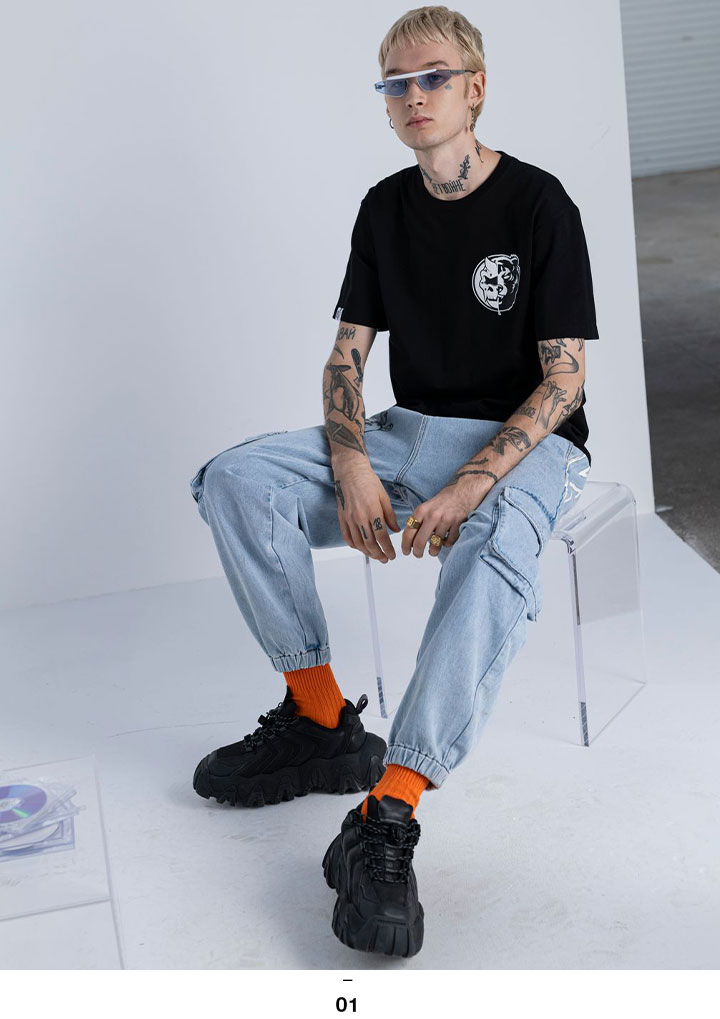 MISHKA T����� Ⱦµ ��� �� �� M-2XL �礭�������� �ߥ��� ���ä����� ������� Death Adder �ǥ������� �� �͵�����饯���� CYCO SIMON ������������� ������ �������ȥ꡼ b�� �ҥåץۥå� ���ȥ꡼�ȷ� �ե��å���� �֥��� �� M21000064