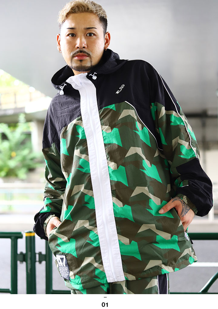 クーポン利用で1000円OFF 新品 LRG エルアールジー ナイロン中綿