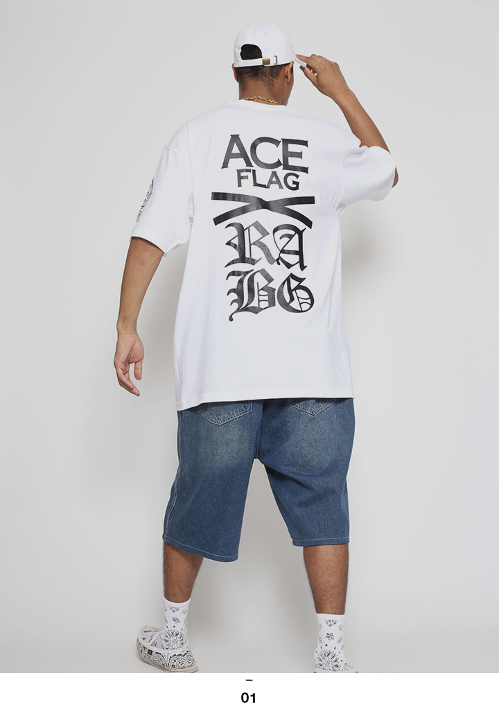 ACE FLAG �岼���å� Ⱦµ �֥��� T����� �ǥ˥� �ϡ��եѥ�� ��� �ղ��� �� �� �礭�������� �������ե�å� ���åȥ��å� �����ѥ� G�ѥ� ������ ���ڡ��� �ڥ����꡼�� b�� �ҥåץۥå� �ե��å���� ���� ���ȥ꡼�ȷ� �ϥ� ���� AF-SE-TS-186