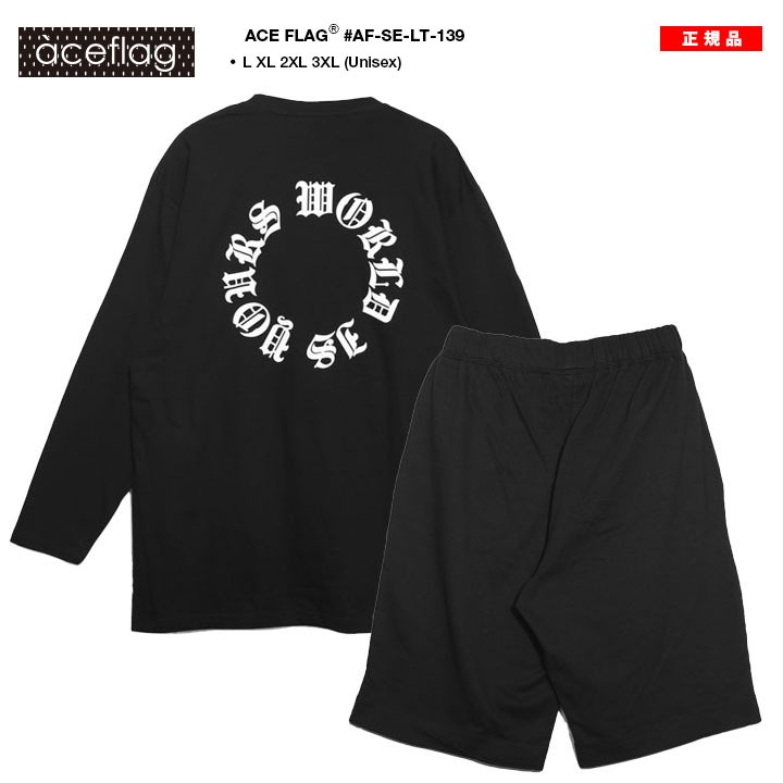 ACE FLAG �岼���å� Ĺµ T����� ����T �֥��� �������å� �ϡ��եѥ�� ��� �ս����� �� �礭�������� �������ե�å� ���åȥ��å� WORLD IS YOURS ���ɥ����楢���� �ӥå����륨�å� b�� �ҥåץۥå� �ե��å���� ���ȥ꡼�ȷ� 2025�ղ� ���� AF-SE-LT-139
