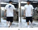 FILA T����� Ⱦµ ��� ��ǥ����� �ղ��� ��/�� �礭�������� �ӥå����륨�å� �ե��� ������� ���ä����� �ݥ��å��դ� ®�� ���֥��� �ɽ� ����ץ� ���ݡ��� ���� b�� �ҥåץۥå� HIPHOP ���ȥ꡼�ȷ� �ե��å���� �֥��� �� ���� FM5608