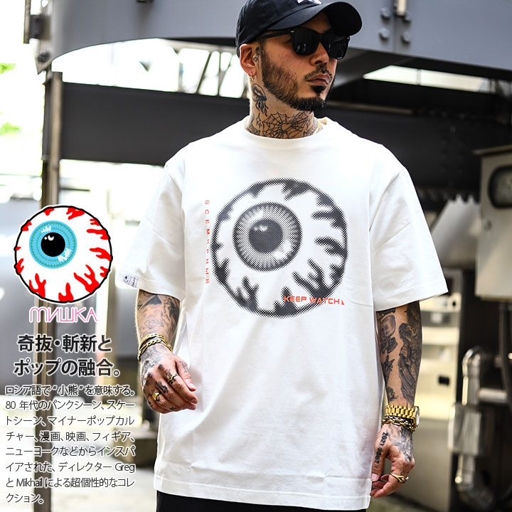 MISHKA T����� Ⱦµ ��� ��ǥ����� �� ���� �� M L XL 2L LL �礭�������� �ߥ��� ���ä����� ������� µ���� KEEPWATCH �����ץ����å� �ܶ� �ӥå����륨�å� �ϥ��⡼�� b�� �ҥåץۥå� ���ȥ꡼�ȷ� �֥��� ���� M21000066