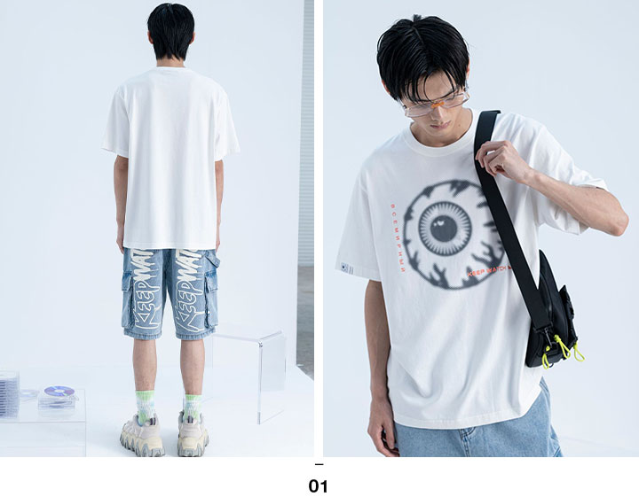 MISHKA T����� Ⱦµ ��� ��ǥ����� �� ���� �� M L XL 2L LL �礭�������� �ߥ��� ���ä����� ������� µ���� KEEPWATCH �����ץ����å� �ܶ� �ӥå����륨�å� �ϥ��⡼�� b�� �ҥåץۥå� ���ȥ꡼�ȷ� �֥��� ���� M21000066