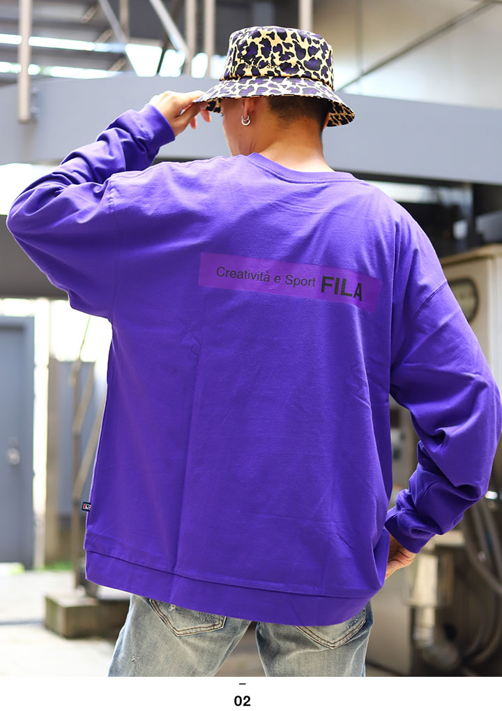 FILA heritage ����T ���ȥ꡼�� ��� ��ǥ����� �ս����� ��4�� �礭�������� �ӥå����륨�å� �ե��� �إ�ơ��� T����� Ĺµ �ݥ��å��դ� �ܥå������� ���ݡ��� ���� b�� HIPHOP ���ȥ꡼�ȷ� �ϥ� �֥��� �� ���� FM9953