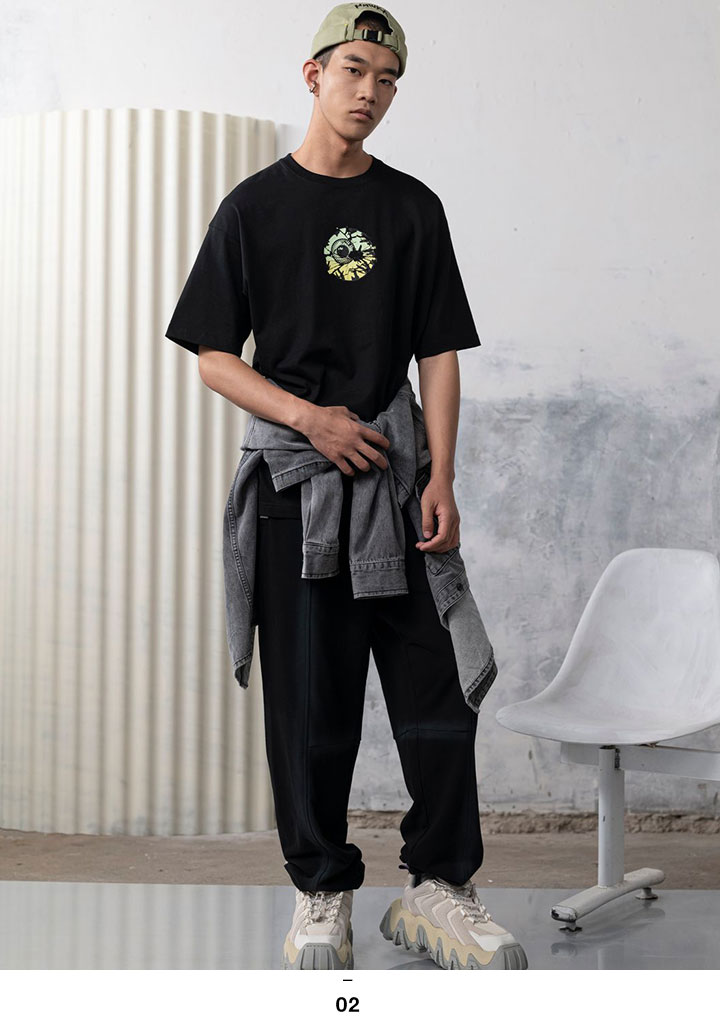 MISHKA T����� Ⱦµ ��� ��ǥ����� �� �� M-XL �礭�������� �ߥ��� ���ä����� ������� KEEPWATCH �����ץ����å� �ӥå����륨�å� ����ǡ������ �ϥ��⡼�� b�� �ҥåץۥå� ���ȥ꡼�ȷ� �֥��� �� ���� M21000008