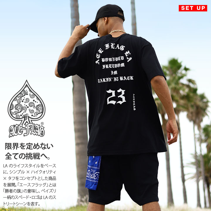 パンツセットアップ シャツ 黒 ハーフ パンツ セットアップセブン
