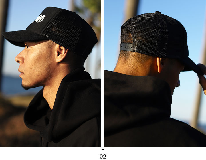 ACE FLAG キャップ メッシュキャップ メンズ 春夏秋冬用 白 黒 大きい