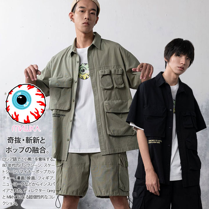 MISHKA Ⱦµ����� ��� ��ǥ����� �ղ��� ���꡼��/�� �礭�������� �ߥ��� ����� Ⱦµ ������� ���ä����� KEEPWATCH ��� �ݥ��å� �������� �ߥ꥿�꡼����� b�� �ҥåץۥå� �ե��å���� ���å� �Х�� ���ȥ꡼�ȷ� M21000203