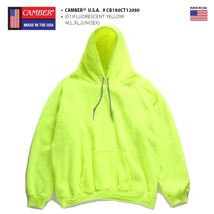 CAMBER パーカー ブランド 長袖 スウェット 裏サーマル フーディ