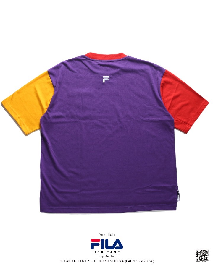 FILA heritage T����� Ⱦµ ��� ��ǥ����� �ղ��� ��2�� �礭�������� �ӥå����륨�å� �ե��� �إ�ơ��� ������� ���ä����� �ݥ��å��դ� ���쥤�������顼 ���� �ɽ� ���� ���ݡ��� ���� b�� HIPHOP ���ȥ꡼�ȷ� �ϥ� �֥��� ��FM9615