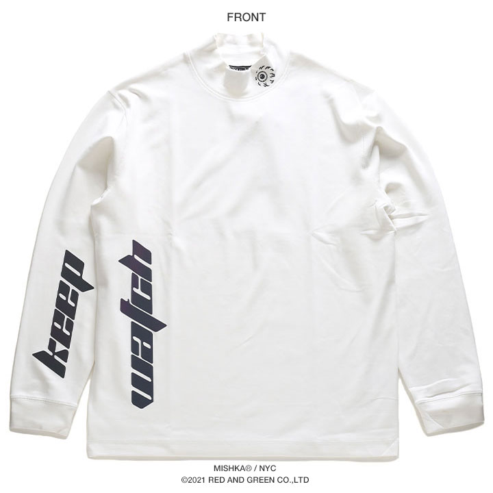 MISHKA ����T ��� ��ǥ����� �� �� �ۥ磻�� �֥�å� �礭�������� �ߥ��� T����� Ĺµ ������� KEEPWATCH �����ץ����å� ��å��ͥå� ����ǡ������ �������� b�� �ҥåץۥå� �ե��å���� ���å� �Х�� ���ȥ꡼�ȷ� �ϥ� �֥��� �� 21���� M61000013