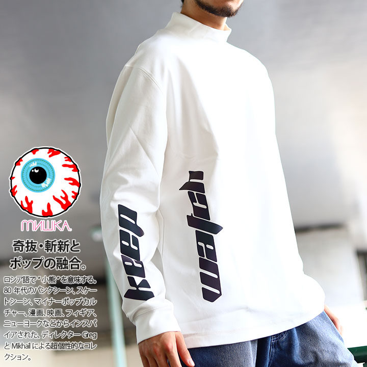 MISHKA ����T ��� ��ǥ����� �� �� �ۥ磻�� �֥�å� �礭�������� �ߥ��� T����� Ĺµ ������� KEEPWATCH �����ץ����å� ��å��ͥå� ����ǡ������ �������� b�� �ҥåץۥå� �ե��å���� ���å� �Х�� ���ȥ꡼�ȷ� �ϥ� �֥��� �� 21���� M61000013