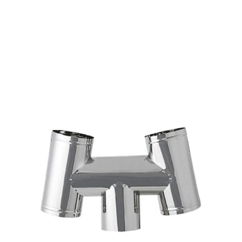 ステンレス H笠 φ90mm 【ハゼ折り煙突】 | ハゼ折り煙突（シングル