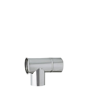 ステンレス T曲 φ115mm 【ハゼ折り煙突】 | ハゼ折り煙突（シングル