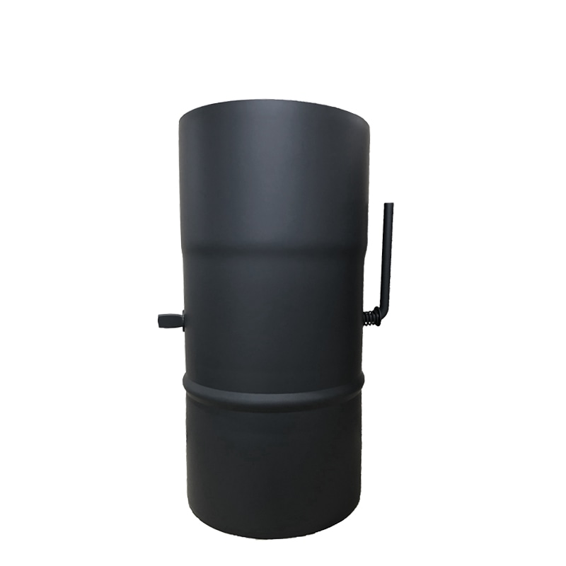 黒耐熱 ステンレス製 ダンパー φ106mm 【溶接煙突】 | 【黒耐熱