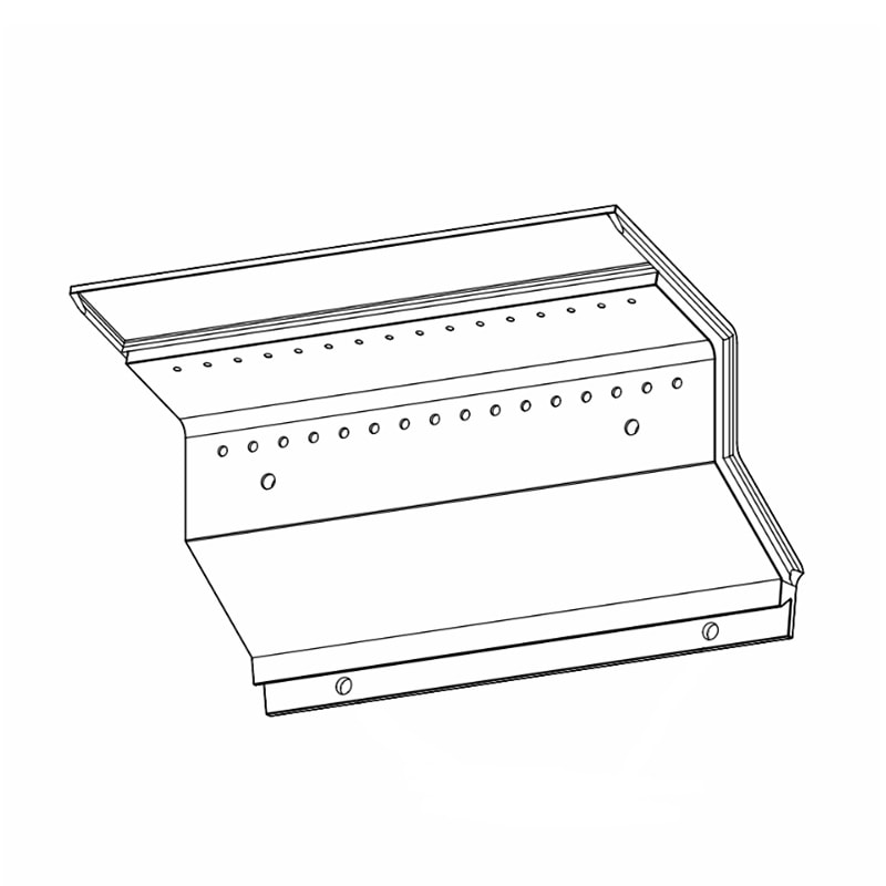 MS-310TX 二次燃焼ノズル付バッフルプレート （取付ビス付