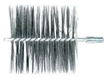 煙突掃除ブラシ６本セット　ワイヤーブラシ ネジ付ワイヤーブラシ φ100mm用 | ストーブ用品・メンテナンス,煙突