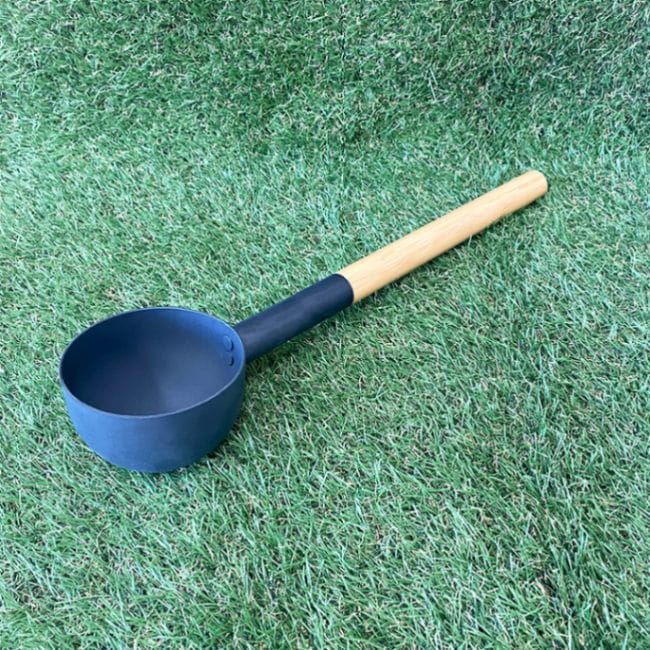 ロウリュウ用ひしゃく ブラック AP-009BK | サウナ用品 | | ホンマ