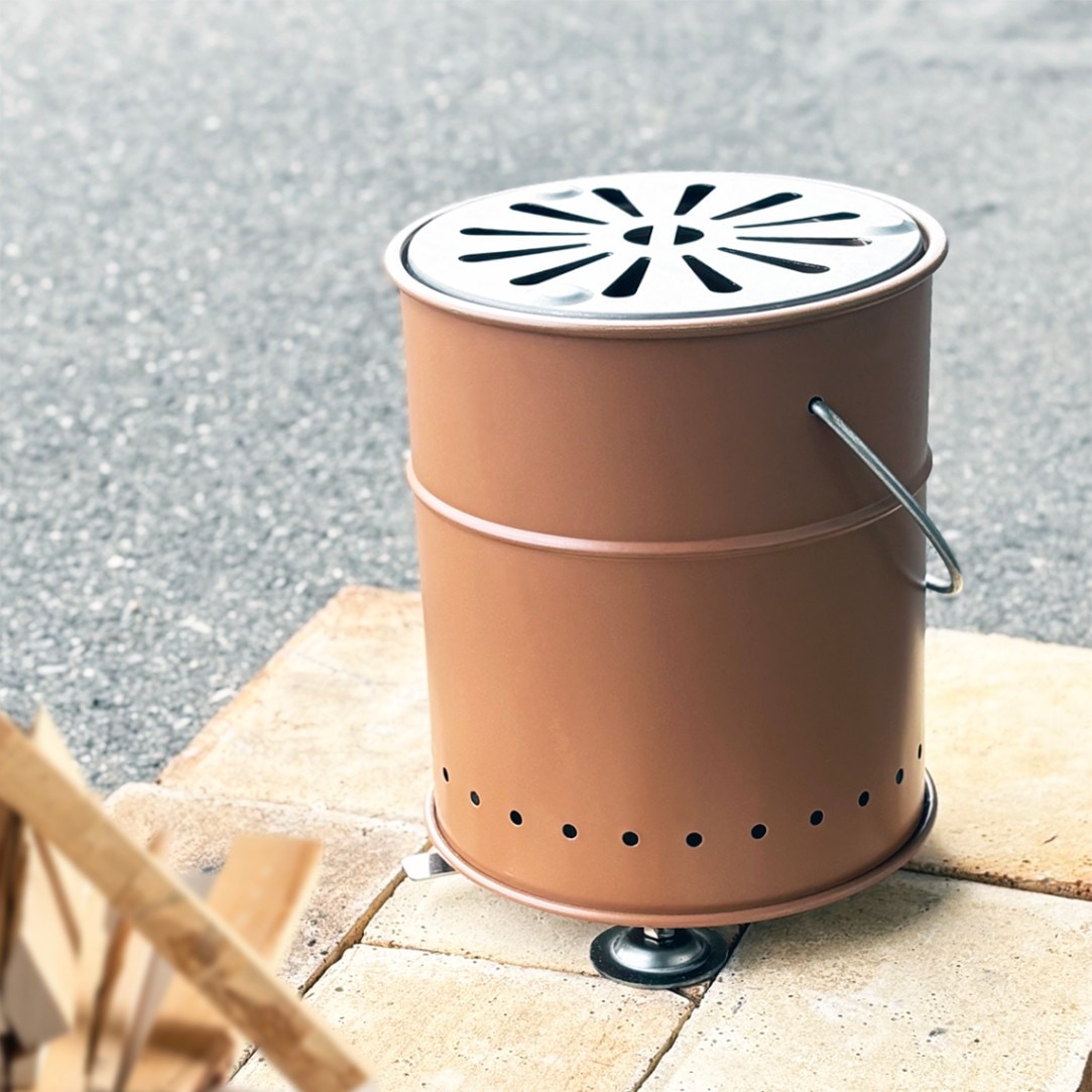 マルチストーブ AC-18BW ブラウン | 鉄板製薪ストーブ（日本製