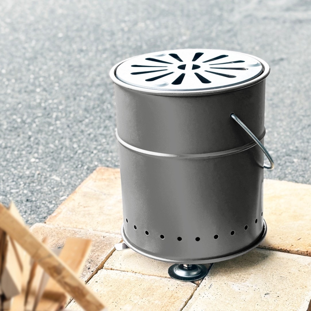 マルチストーブ AC-18GY グレー | 鉄板製薪ストーブ（日本製