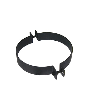 黒耐熱ステンレス 二つ割りDX φ170mm用 | 煙突支持部材,φ170用 （二