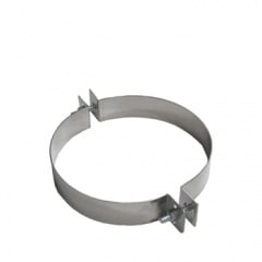 ステンレス 二つ割DX φ200mm用 | 煙突支持部材,φ200用 （二重