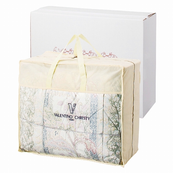 レア◎新品　ヴァレンティノ✨超最高級✨羽毛✨羊毛　組布団一式　オレンジ✨日本製 ヴァレンティノ・クリスティー 羽毛ふとん 【送料無料】 ◇ | 寝具