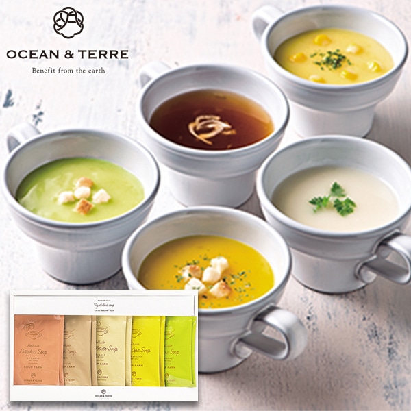 OCEAN & TERRE オーシャンテール 北海道 野菜スープセットB 【約3～5