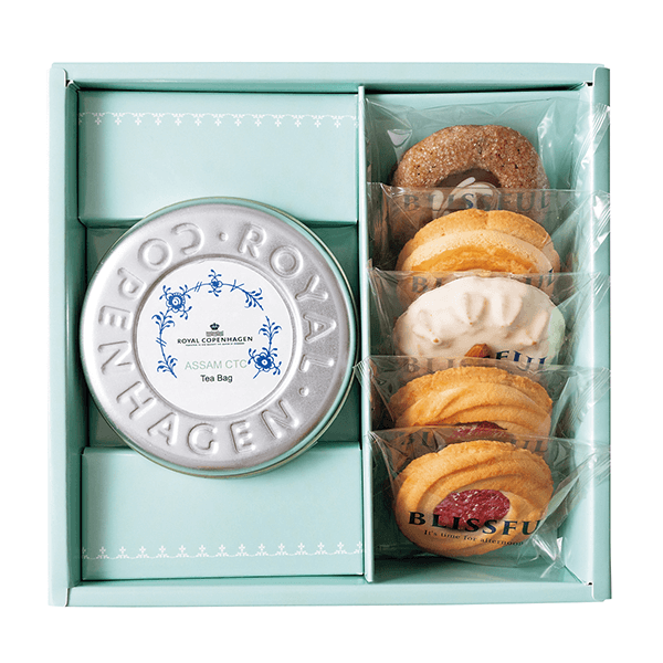 ４種の焼き菓子 ロイヤル コペンハーゲン ティーバッグセット６個 Yrc 15 食品ギフト お菓子 香典返し専門店 穂乃香 ほのか