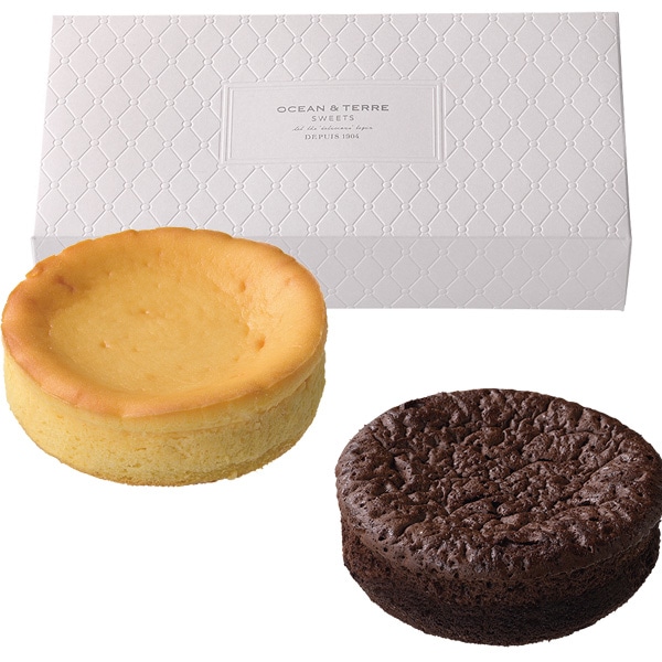 OCEAN & TERRE オーシャンテール 濃厚チーズケーキ&ベルギーショコラ