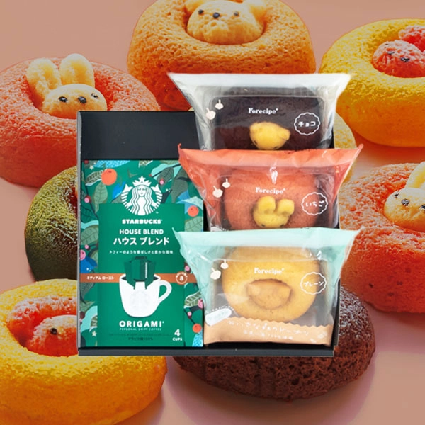 お急ぎ便】スターバックス オリガミ＆スイーツセット（小さな森の