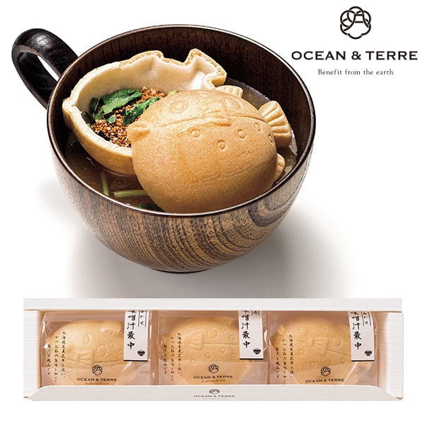 OCEAN & TERRE オーシャンテール ぷかふぐ最中味噌汁セット 【約