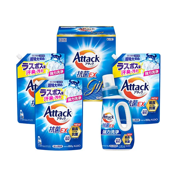 花王 アタック抗菌EX バラエティギフト K-AU-25A 花王 アタック抗菌EXバラエティギフト K・AR-25 【送料無料】 | 洗剤