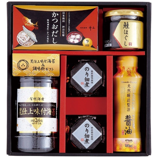 荒仕上味付海苔＆調味料ギフト NH-CZ 【送料無料】 【約5～7営業