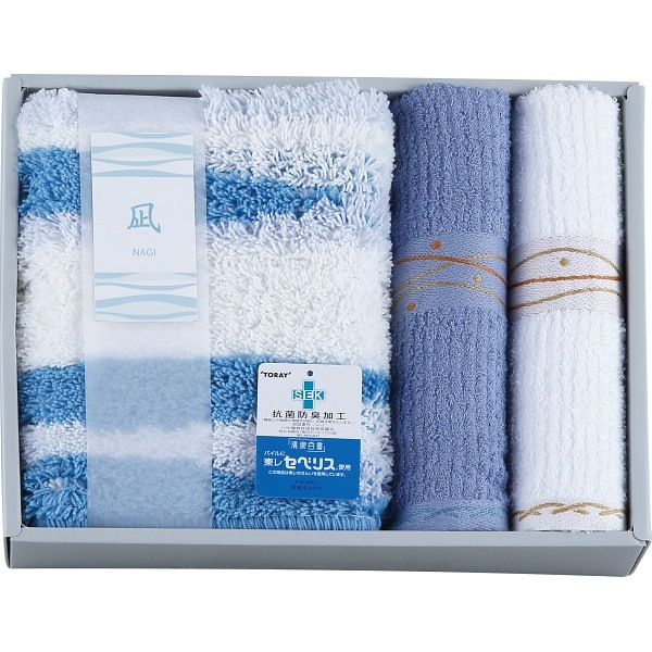 凪 バスマット&フェイスタオル2枚セット 【送料無料】 | 寝具・繊維