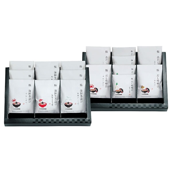 匠菴謹製 極だし Premium 生茶漬け・だし味噌汁のギフトセット KGP