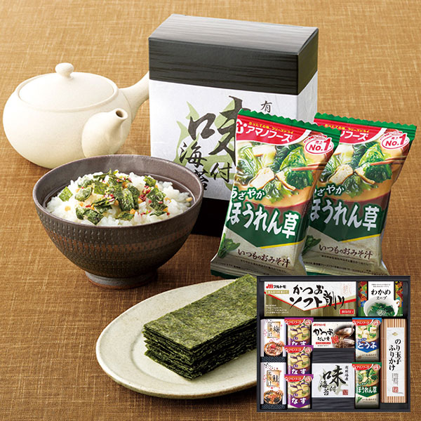 アマノフリーズドライみそ汁＆食卓詰合せ AMC-40P 【送料無料】 【約5