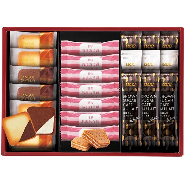 専用商品 スイーツデコカード 3パック はかたあまおう苺チョコサンド・菓子詰合せ AS-310N 【送料無料】 【約
