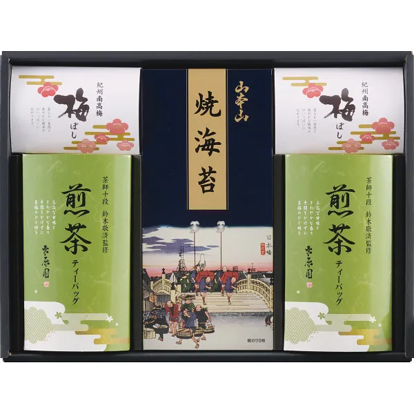 和み抄 山本山焼海苔&茶師十段鈴木敬済監修ティーバッグ詰合せ YCR-EOT