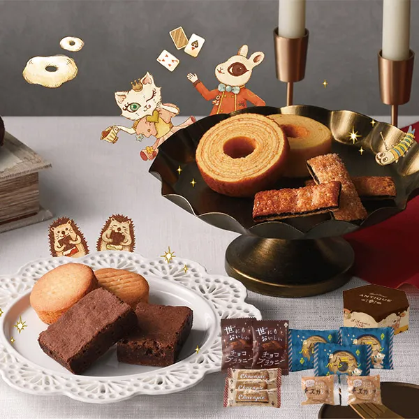 スイートバスケットワッフルクッキーセット W-DO 【送料無料