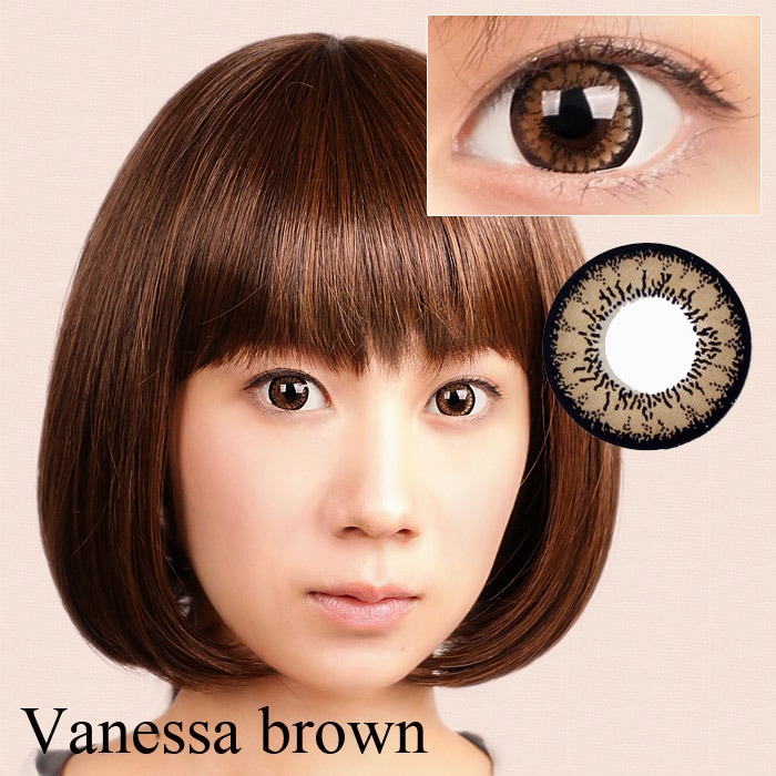 ヴァネッサブラウン VANESSA BROWN｜1年/～－8.00｜使いやすい定番デカ目カラコン