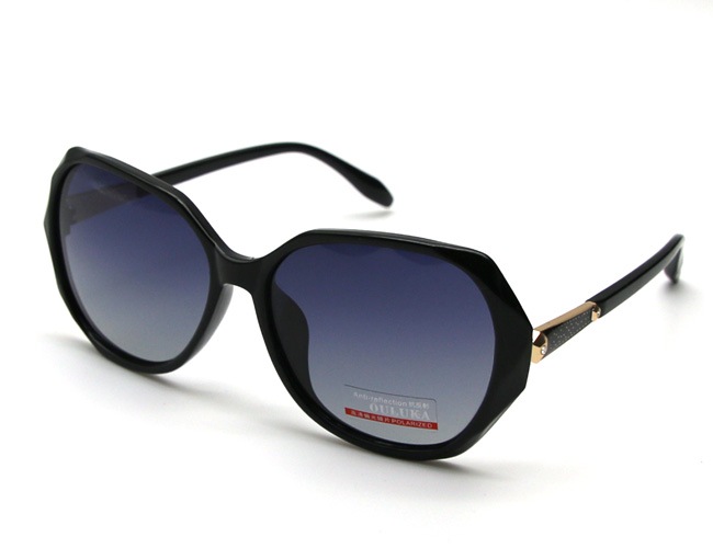 オーバルサングラス【偏光レンズ】 2186