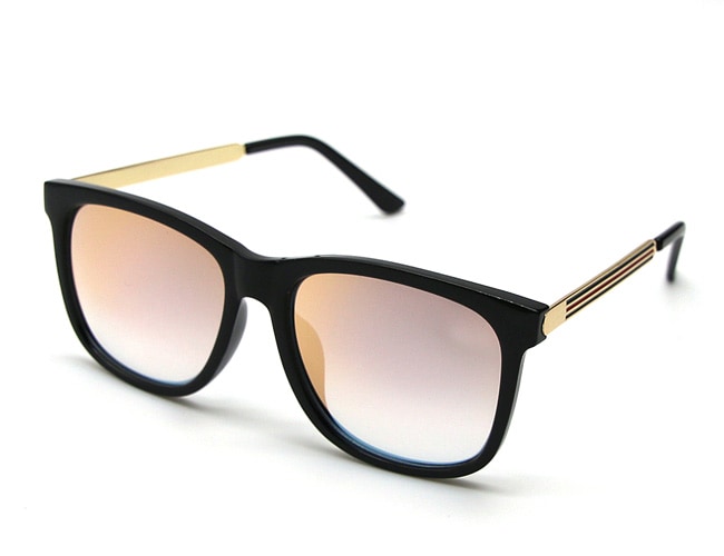 ウエリントンサングラス｜ピンクミラーレッドライン 6210