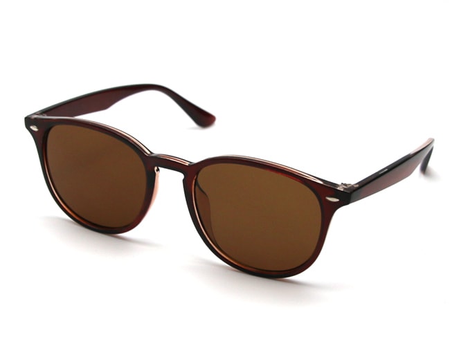 ベーシックボストンサングラス｜ブラウン 6203