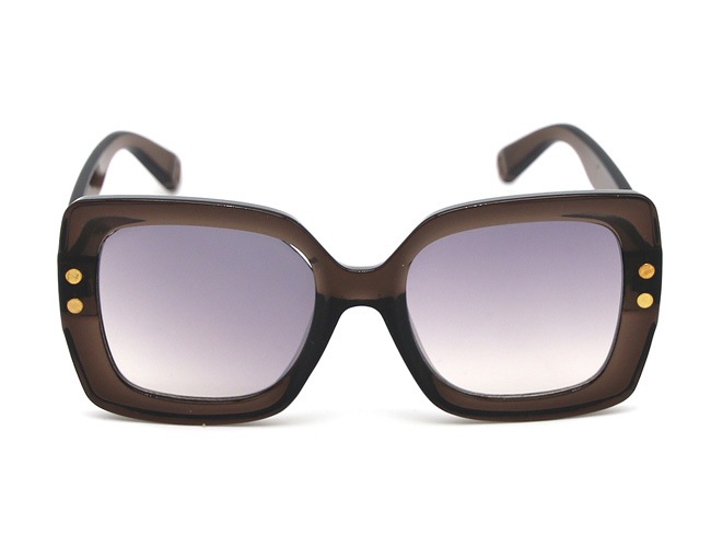 小顔スクエアサングラス｜ブラウン 3901